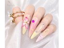 フラワー×シェルアートネイル
