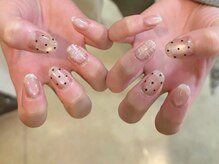 リベレ 心斎橋店(LIBELLE)/韓国っぽネイル/ハートネイル