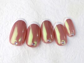 オーロラフレンチネイル