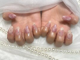 ニュアンスチークネイル