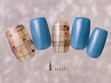 アイネイルズ 町田店(I nails)/色鉛筆ホロチェックネイル8980円