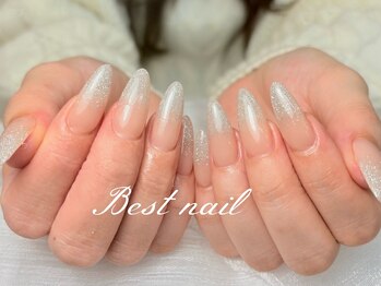 ベストネイル 渋谷109前店(Best Nail)/長さ出しラメグラデーション