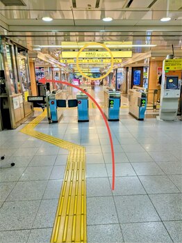 【肩こり・腰痛改善】深層筋整体　深もみサロン柚花/1地下鉄「栄駅」からのアクセス