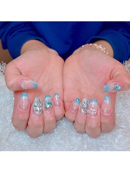 シア 新宿(SIAA)/マグネットグラデーションネイル