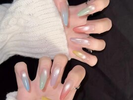 パステルグラデーションネイル