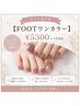 【FOOTワンカラー】￥5300オフ代別途　