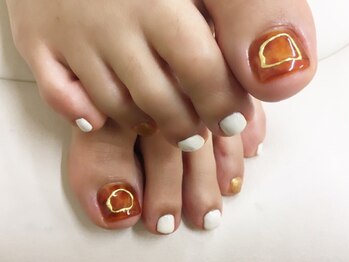 プルミエ ネイル(Premier Nail)/フット★べっ甲ネイル