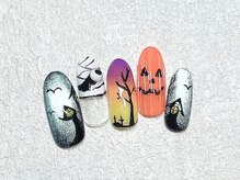 プルメリア(PLUMERIA)/ハロウィンネイル