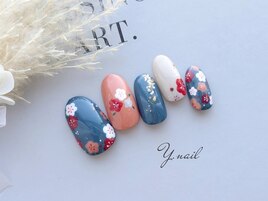 立春梅の花ネイル