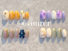 アティレ(attirer)/3月☆Monthly定額ネイル