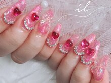 イル 神戸店/フラッシュ×ミラーネイル