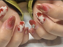 紅葉ネイル