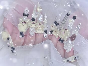 リンネイル 新大久保店(Rin Nail)の写真/ご新規様は付け替えオフ無料！長さ出し専門店で指先を美しく彩る、新たなサロン選びはお得に質高く☆