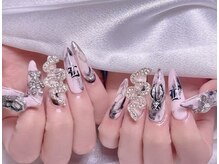 エムズ ネイルサロン(M2)/長さだし“モヤモヤ地雷ネイル”