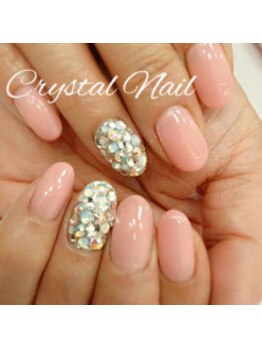 クリスタルネイル ボンベルタ橘店(CRYSTAL NAIL)/ストーン埋め尽くしネイル