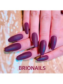 ブリオ ネイルズ(Nail BRIO NAILS)/マットワンカラー nail