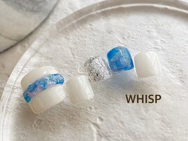 ぷっくりマーブルネイル/フット