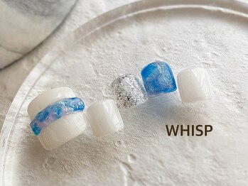ウィスプ(WHISP)/ぷっくりマーブルネイル/フット
