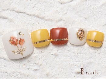 アイネイルズ 横浜WEST店(I-nails)/チューリップフット10480円