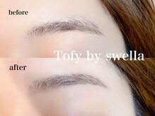 トフィー バイ スウェラ(Tofy by swella)/アイブロウスタイリングWAX