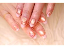 ネイル シャンブル(nail CHAMBRE)/マグネット×フレンチ¥6670