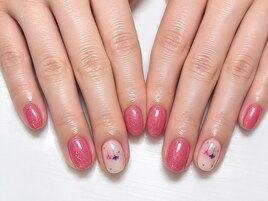 押し花ネイル