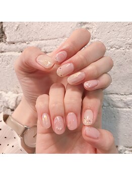 アティックネイルアトリエ(attic nail atelier)/押し花ネイル★