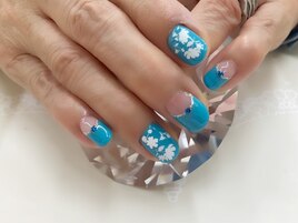 フラワー★ターコイズ