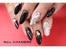ネイル シャンブル(nail CHAMBRE)/埋めつくしロングネイル