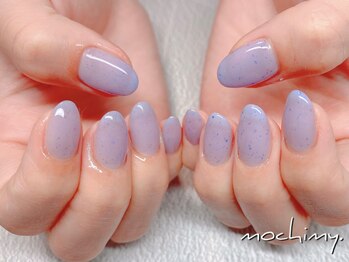 モチミィ(mochimy.)/*くすみブルー/つぶつぶカラー