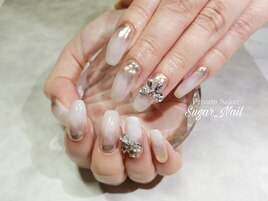 シアーホワイト＆ミラーグラデ