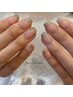 【hand nail】クリアベース　ラメグラデーション　¥7,260