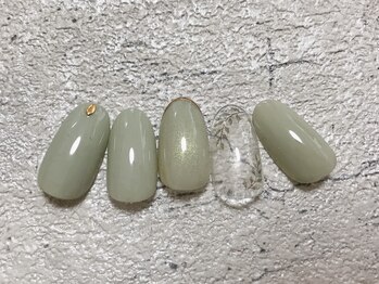 キキネイル 二子玉川(kikinail)/6月定額A ポタニカルネイル