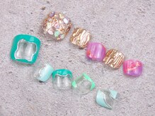 ネイル ブーマー(Nail BOOMER)/フットネイル/くり抜きアート