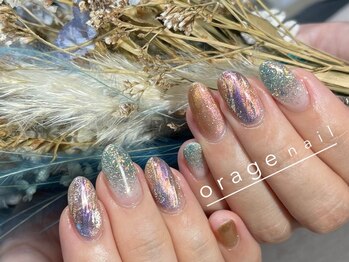 オラージュネイル(orage nail)の写真/【普段よりちょっぴり特別感を♪】指先が美しく見えるオリジナルデザインをご提案いたします