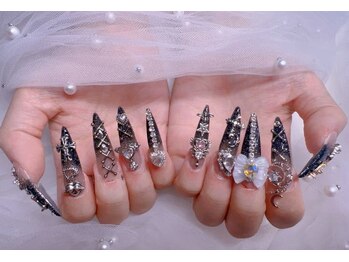 スノーネイルサロン 新宿店(Snow nail salon)/ゴテゴテネイル