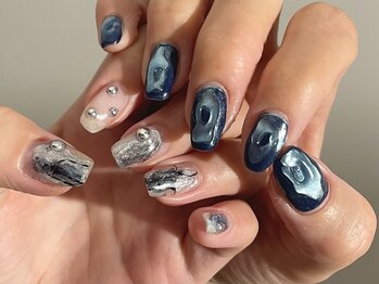 ネイルズ ララ(nails Lala)/asymmetry nail。