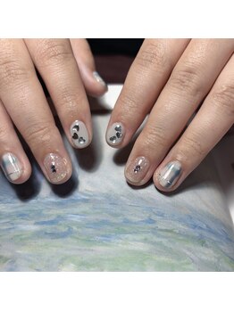 プリュネ(Prune)/ハート/チェック/水色