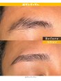 眉ダンディズム 大阪天神橋六丁目店 眉山を強調したキリッと眉も作れます♪
