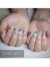 マグフレンチ×リボンネイル