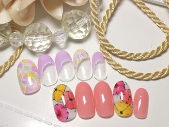 ネイルアンドアイラッシュ リラ 東三国店(Rela)/シンプルデザイン¥4900(オフ込)