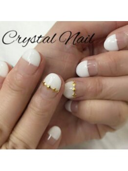 クリスタルネイル ボンベルタ橘店(CRYSTAL NAIL)/フレンチネイル