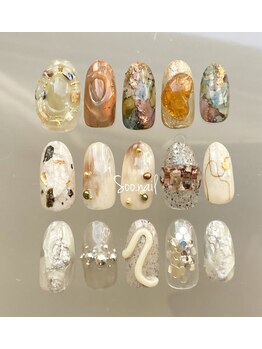 ソーネイル(Soo.nail)/9月定額ネイルトレンドデザイン
