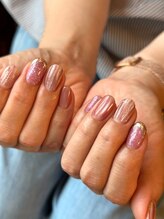 サラサネイルズ 代官山 恵比寿(sarasanails)/ミラー/フレンチ/ラメ