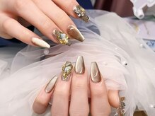 センシー ネイル スタジオ(Sensy Nail Studio)/マグネット長さだし+4本埋尽くし