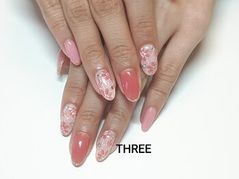 ネイルアンドまつげエクステ専門サロン スリー(THREE)/初回アートしっかりコース￥8100