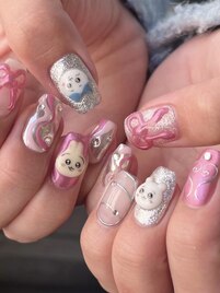 ラブリーちいかわネイル