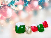 ネイルサロン&スクール ジーナ(GINA)/華やかクリスマスカラー &nbsp;