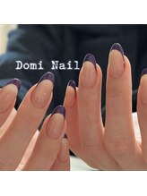 Domi Nail Salon 渋谷店　長さだし/持ち込み/フィルイン/ワンホン/フレンチ＊