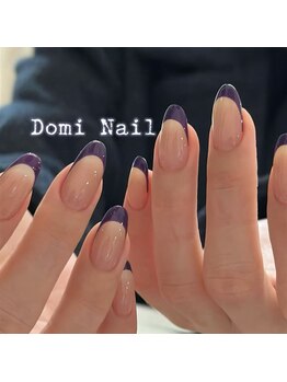 Domi Nail Salon 渋谷店　長さだし/持ち込み/フィルイン/ワンホン/フレンチ＊